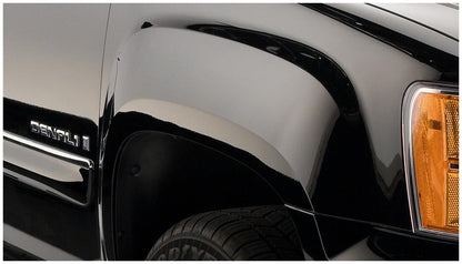 Black OE Style Smooth Finish 4-Piece Fender Flare Set For 2007-2013 GMC Sierra 1500 Fits 69.3 Inch Bed Bushwacker
