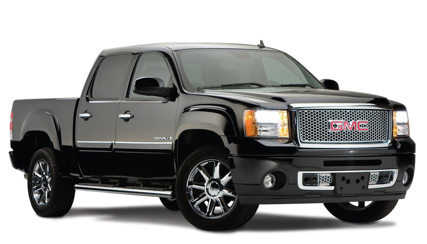 Black OE Style Smooth Finish 4-Piece Fender Flare Set For 2007-2013 GMC Sierra 1500 Fits 69.3 Inch Bed Bushwacker
