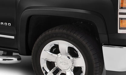 Oe Style Color Matched Black 4-Piece Fender Flare Set For 2016-2018 Chevrolet Silverado 1500, 2017-2019 Chevrolet Silverado 2500 Hd/3500 Hd (Excludes Dually) Bushwacker