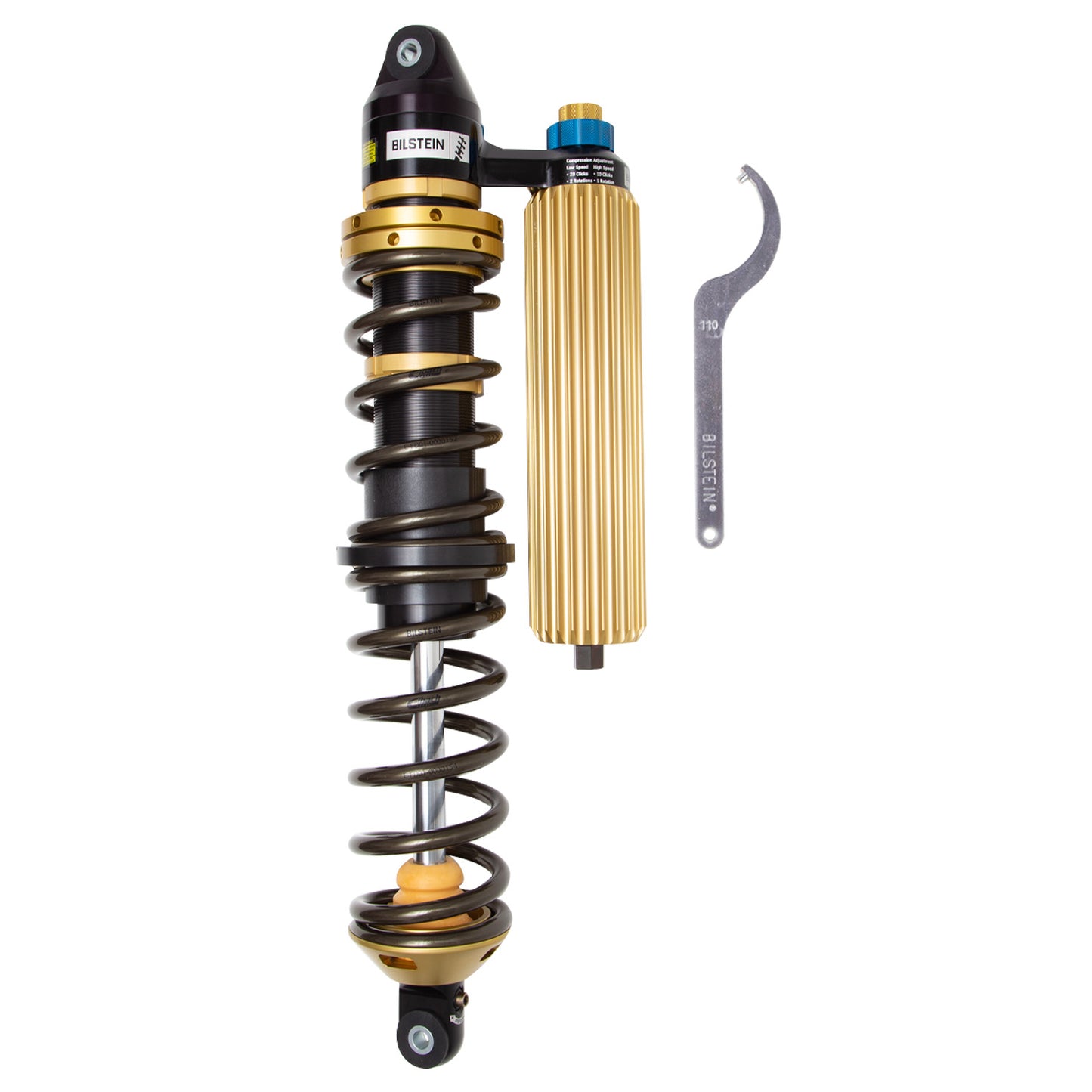 Suspension Shock Absorber and Coil Spring Assembly Front Left Monotube Polaris RZR Turbo S 2022-2021Powersports Bilstein