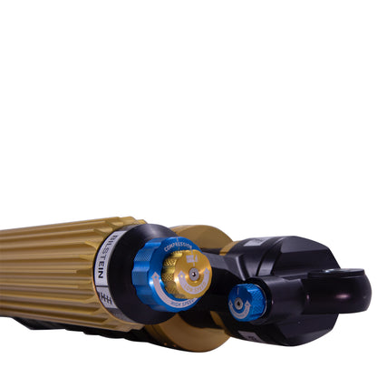 Suspension Shock Absorber and Coil Spring Assembly Monotube Front Left Can-Am Maverick X3 Type III Hard Anodized Black Hawk Powersports Bilstein
