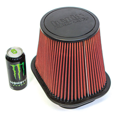 Ram-Air Oiled Filter for 17-19 Ford Super Duty 6.7L and 20-24 Chevy/GMC 2500/3500 6.6L Duramax Banks Power