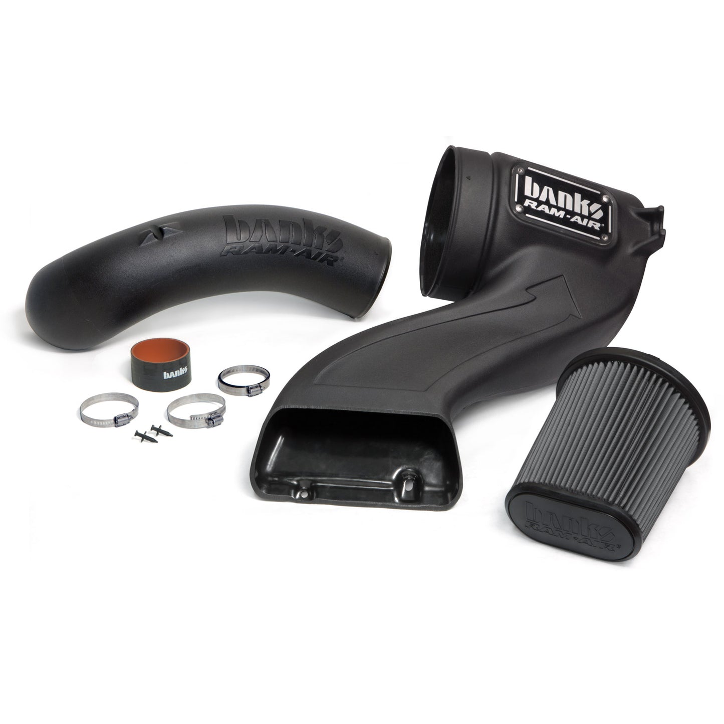 Ram Air Intake System Dry Filter 15-20 Ford F150 5.0L Banks Power
