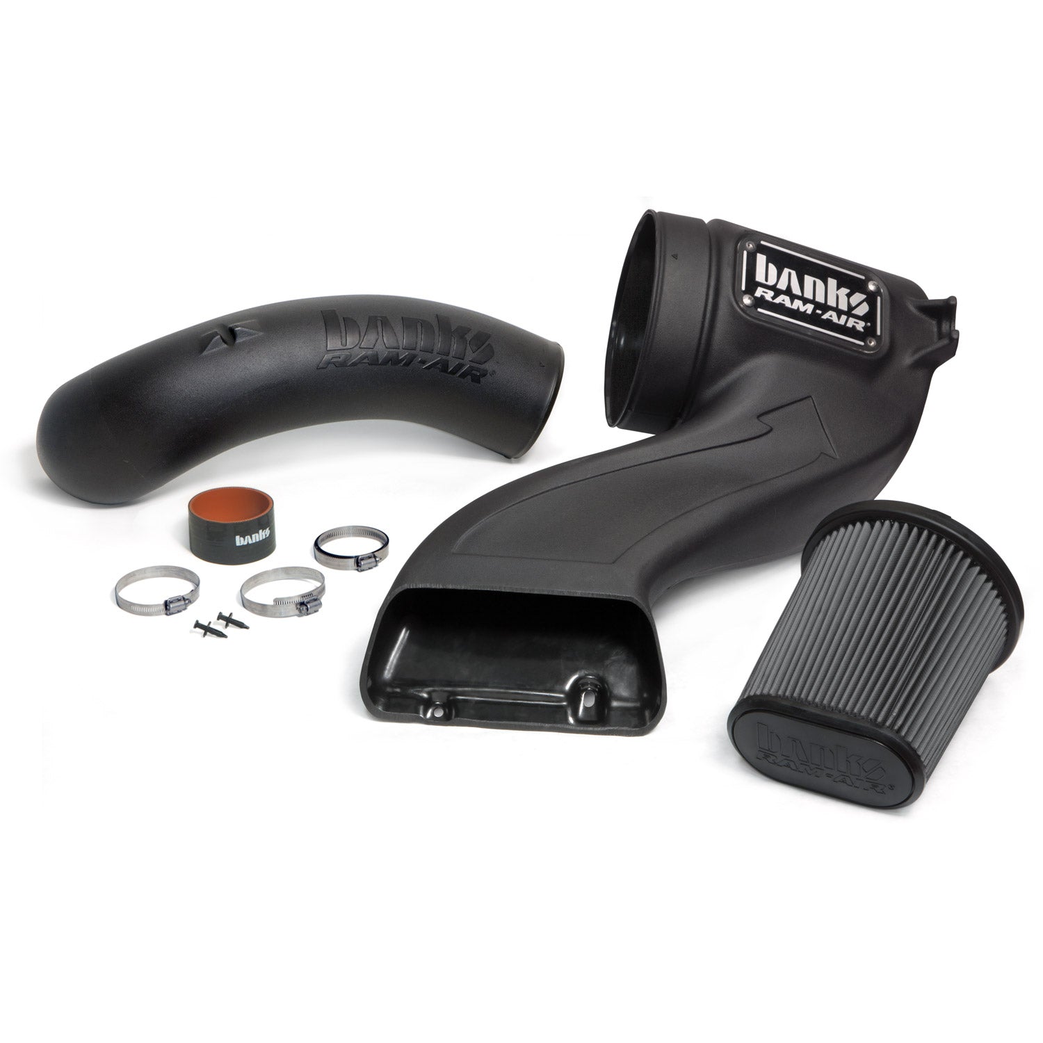Ram Air Intake System Dry Filter 15-20 Ford F150 5.0L Banks Power