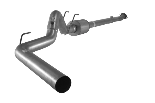 Cab & Chassis 4" Downpipe Back Single Exhaust with Muffler 2011-2019 Ford 6.7L F350/F450/F550 C&C Powerstroke 421016