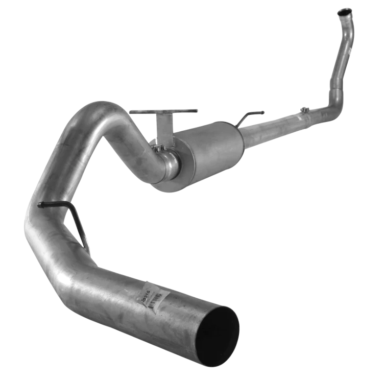 4" Aluminized Turbo Back Single Manual Only With Muffler 2003-2007 Ford 6.0L F250/350/Harley Powerstroke- 421020