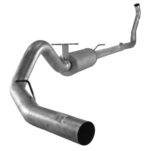 4" Aluminized Turbo Back Single Manual Only With Muffler 2003-2007 Ford 6.0L F250/350/Harley Powerstroke- 421020