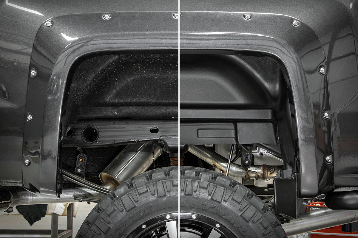 Chevrolet Rear Wheel Well Liners 15-19 Silverado 2500HD/3500HD Rough Country