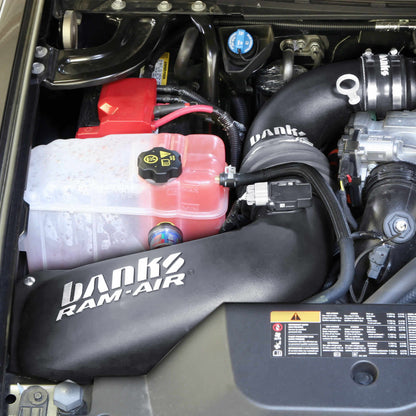 Ram-Air Cold-Air Intake System Dry Filter 11-12 Chevy/GMC 6.6L LML Banks Power