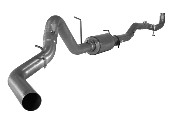 4" Downpipe Back Single With Muffler | 2011-2015 GM 2500/3500 6.6L DURAMAX-431016