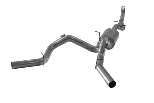 4" Downpipe Back Duals With Muffler | 2001-2004.5 GM 2500/3500 6.6L DURAMAX- 431102