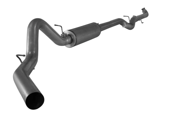 4" Downpipe Back Single With Muffler | 2001-2004.5 GM 2500/3500 6.6L DURAMAX-431107