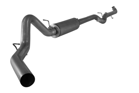 4" Downpipe Back Single With Muffler | 2001-2004.5 GM 2500/3500 6.6L DURAMAX-431107