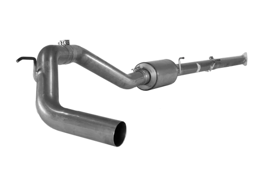 4" Aluminized Downpipe Back Single With Muffler 2016-2018 Nissan Titan Cummins 5.0L-441001