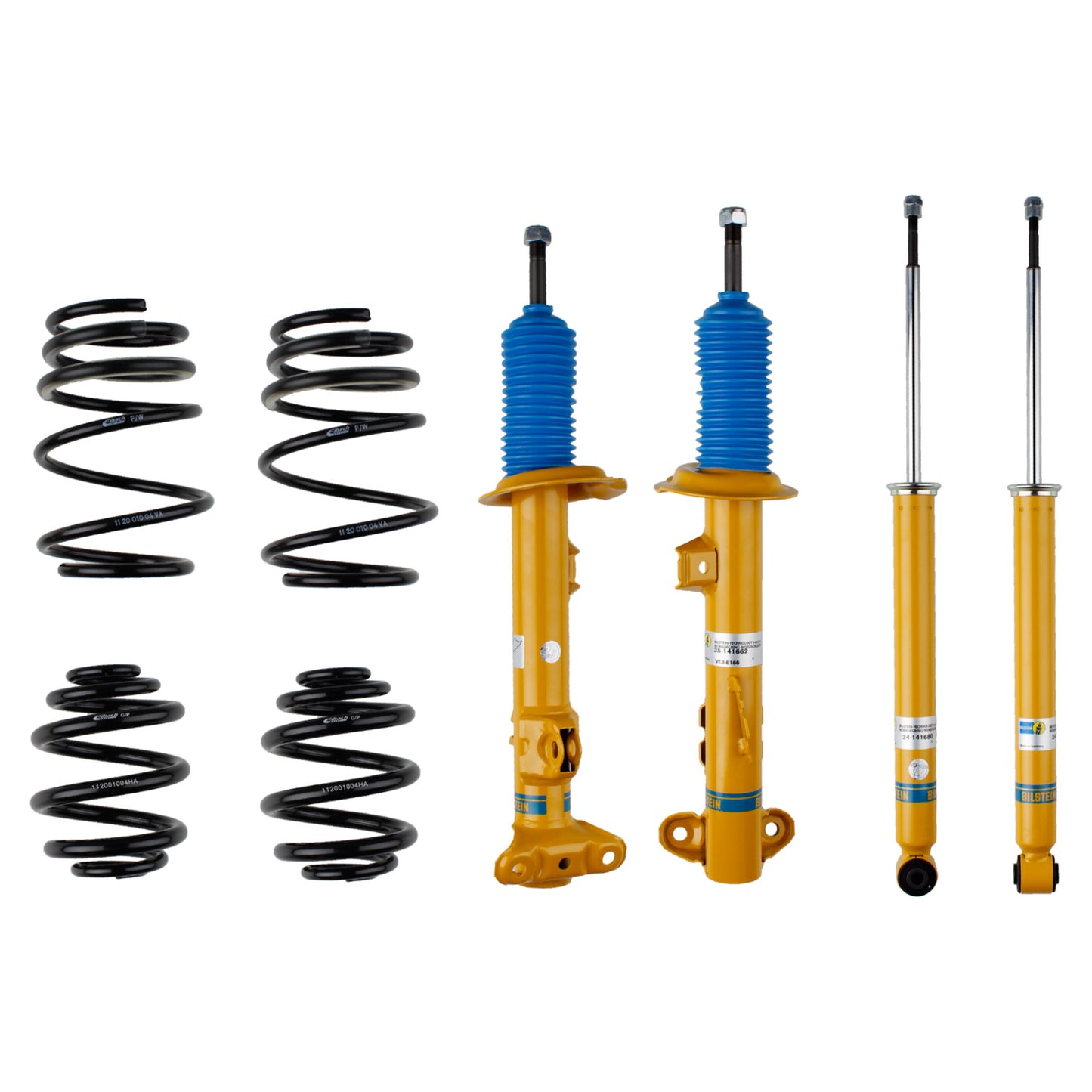 Suspension Kit BMW Z4 2008-2006 Monotube Front Lowered Height 20mm, up to 855kg Axle Load Rear Lowered Height 10mm, up to 935kg Axle Load Without Self-Leveling Suspension B12 (Pro-Kit) Bilstein