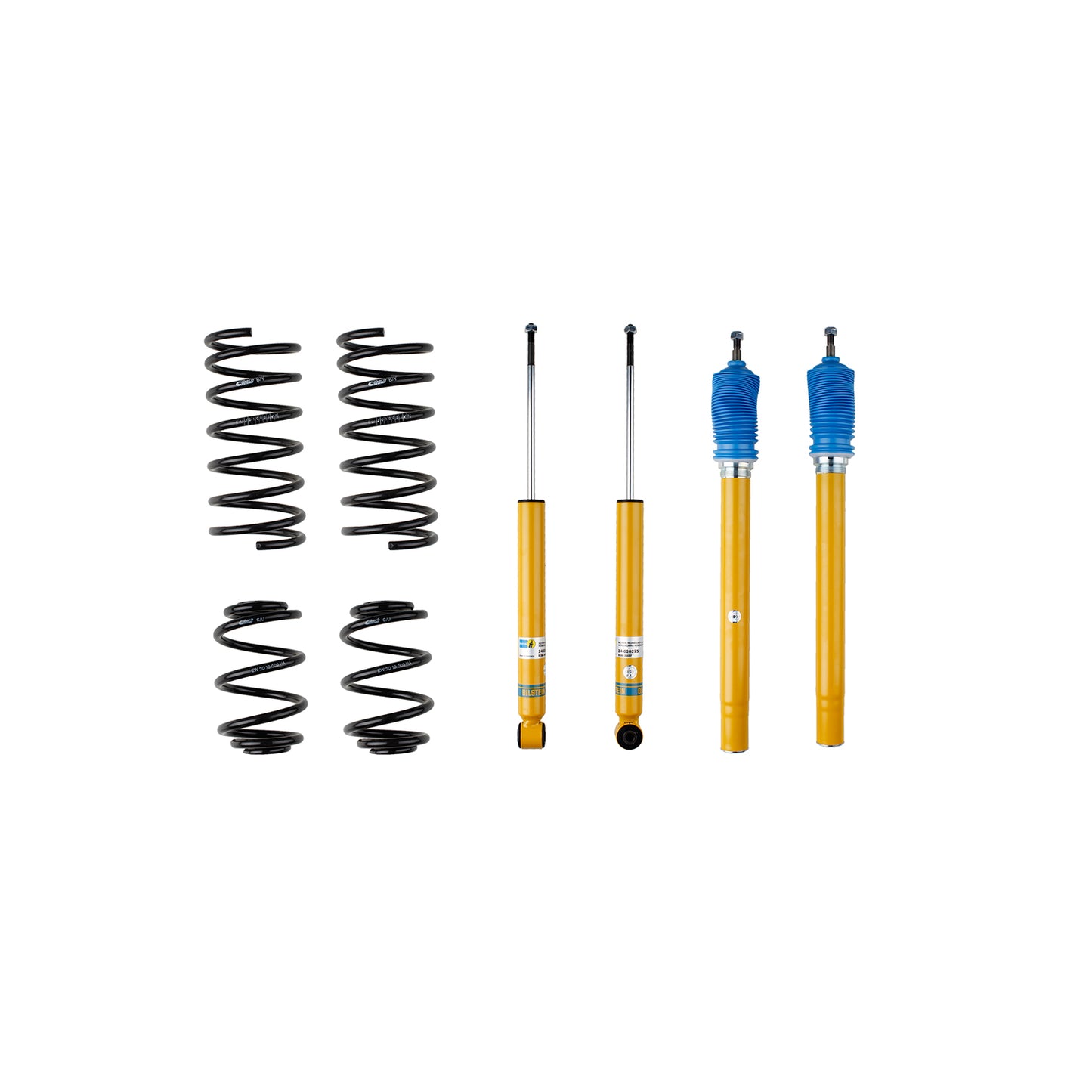 Suspension Kit BMW 325i 1993-1987 Monotube Front Lowered Height 30-40mm, up to 865kg Axle Load Rear Lowered Height 30mm, up to 945kg Axle Load With 51mm Outside Strut Diameter B12 (Pro-Kit) Bilstein