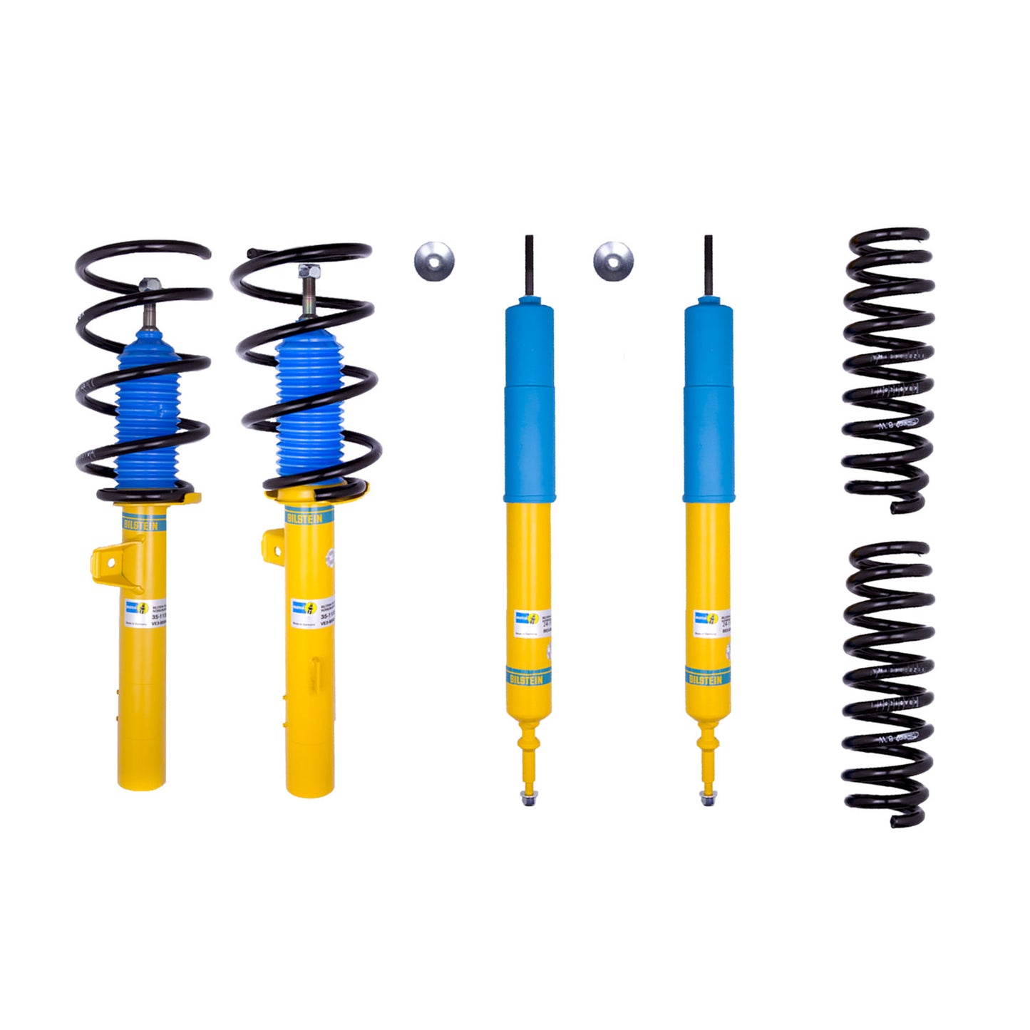 Suspension Kit BMW 128i 2013-2008 Monotube Front Lowered Height 30mm, up to 945kg Axle Load Rear Lowered Height 30mm, up to 1120kg Axle Load Without Self-Leveling Suspension B12 (Pro-Kit) Bilstein