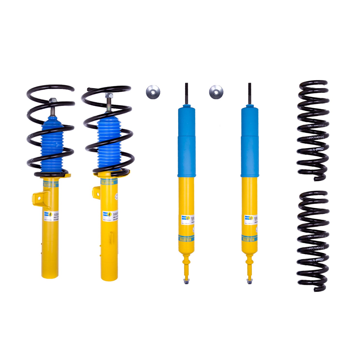 Suspension Kit BMW 128i 2013-2008 Monotube Front Lowered Height 30mm, up to 945kg Axle Load Rear Lowered Height 30mm, up to 1120kg Axle Load Without Self-Leveling Suspension B12 (Pro-Kit) Bilstein