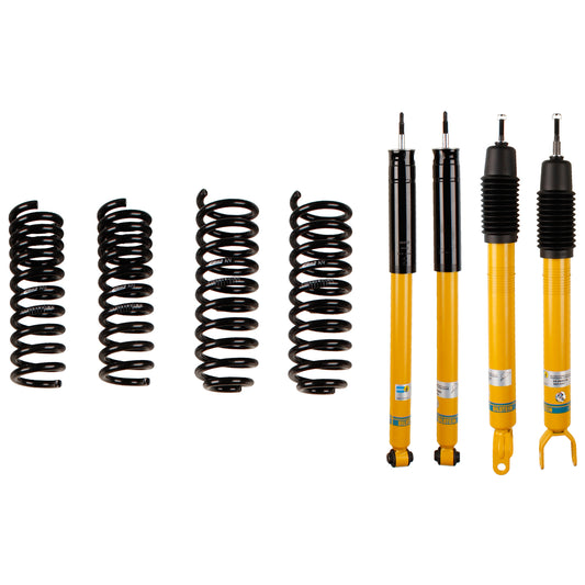 Suspension Kit Mercedes-Benz E350 2009-2006 Monotube Front Lowered Height 30-35mm, up to 1095kg Axle Load Rear Lowered Height 30mm, up to 1230kg Axle Load Without Air or Self-Leveling Suspension B12 (Pro-Kit) Bilstein