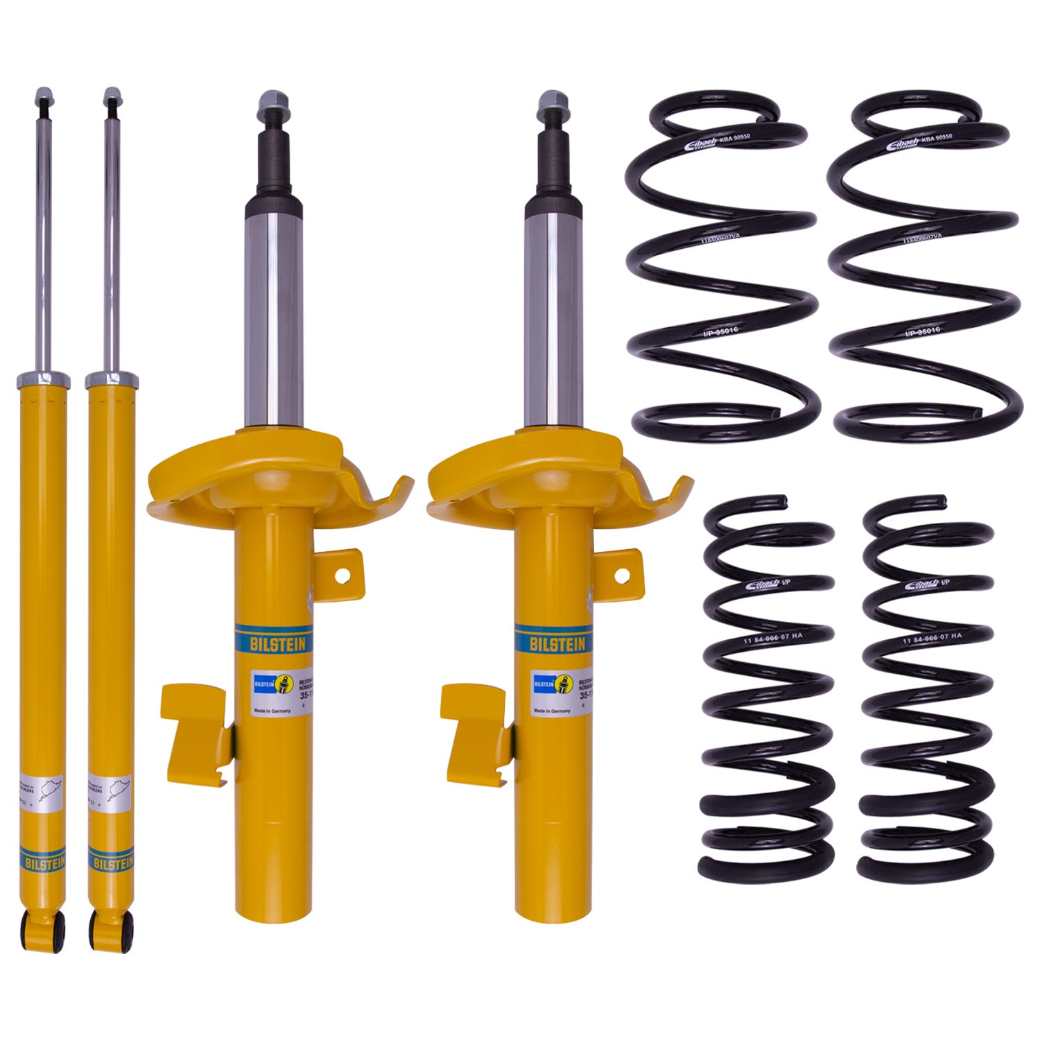 Suspension Kit Volvo S40 2011-2004, V50 2011-2005 Monotube Front Lowered Height 25mm, up to 1140kg Axle Load Rear Lowered Height 25mm, up to 1010kg Axle Load Without Self-Leveling Suspension B12 (Pro-Kit) Bilstein