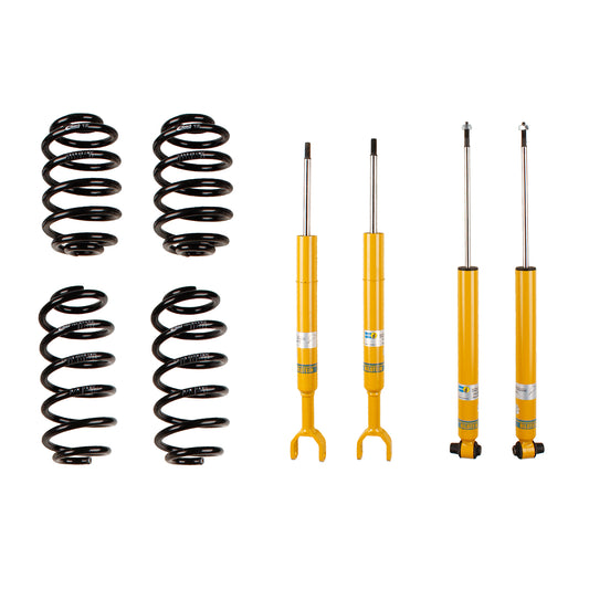 Suspension Kit Volkswagen Passat 2001-1998 Monotube Front Lowered Height 30mm up to 1090kg Axle Load Rear Lowered Height 30mm up to 1080kg Axle Load Without Self-Leveling Suspension B12 (Pro-Kit) Bilstein