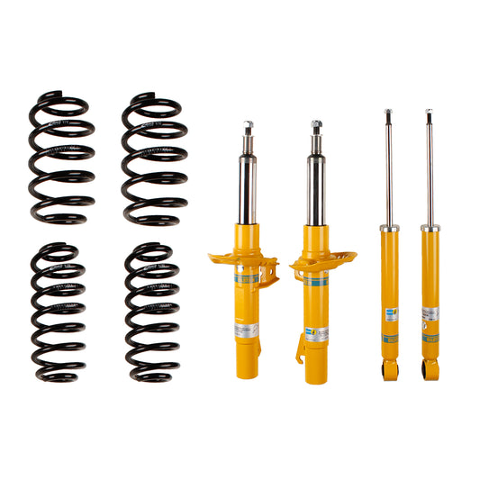 Suspension Kit Volkswagen Rabbit 2009-2006 Monotube Front Lowered Height 30mm, up to 1150kg Axle Load Rear Lowered Height 30mm, up to 1010kg Axle Load With 50mm Outside Strut Diameter B12 (Pro-Kit) Bilstein