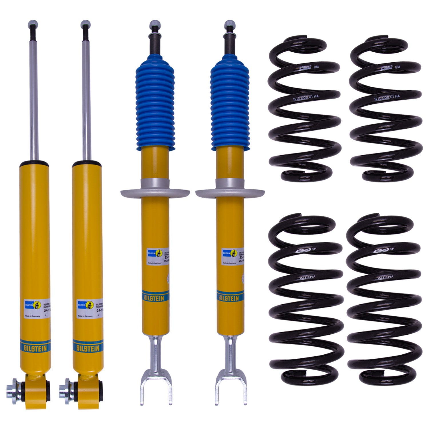 Suspension Kit Audi A6 2011-2006 Monotube Front Lowered Height 30mm, up to 1215kg Axle Load Rear Lowered Height 30mm, up to 1115kg Axle Load Without Air or Self-Leveling Suspension B12 (Pro-Kit) Bilstein