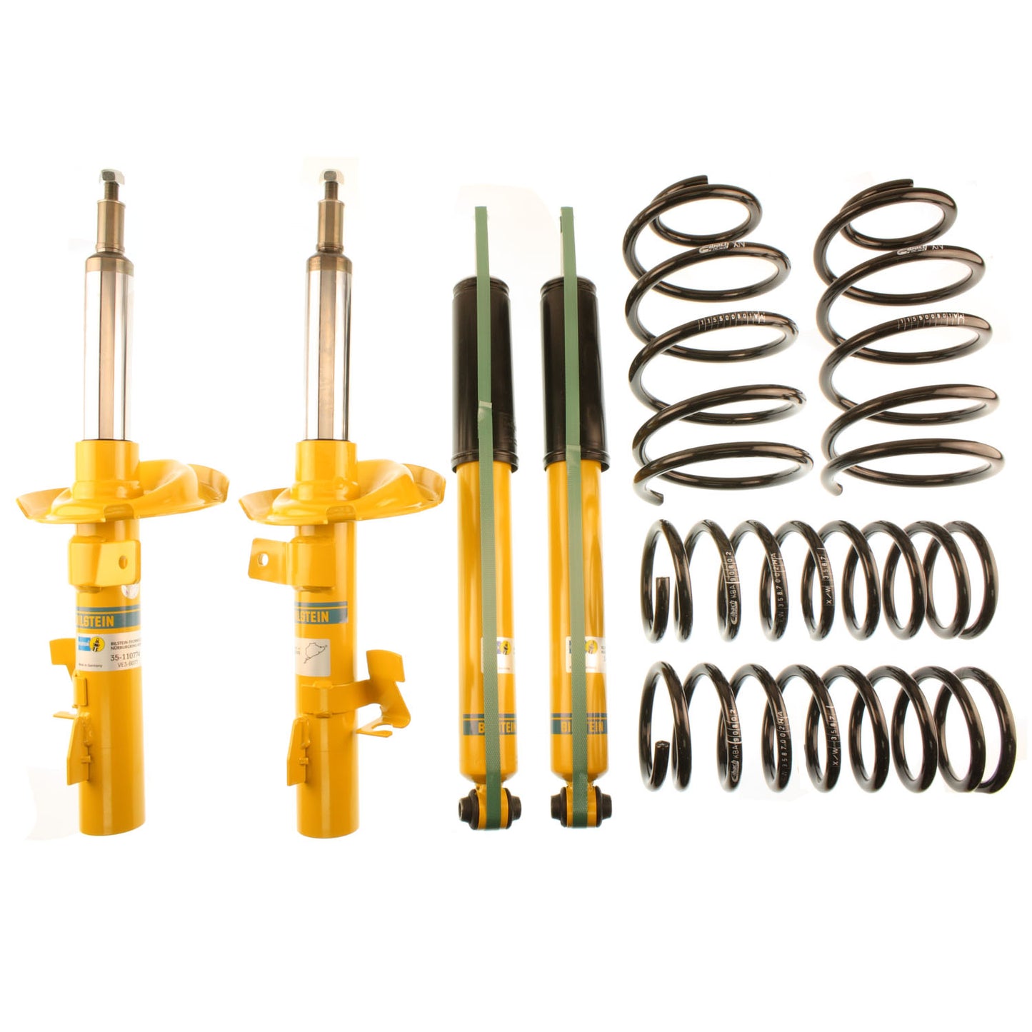 Suspension Kit Mazda 3 2009-2004 Monotube Front Lowered Height 30mm, up to 955kg Axle Load Rear Lowered Height 30mm, up to 915kg Axle Load B12 (Pro-Kit) Bilstein
