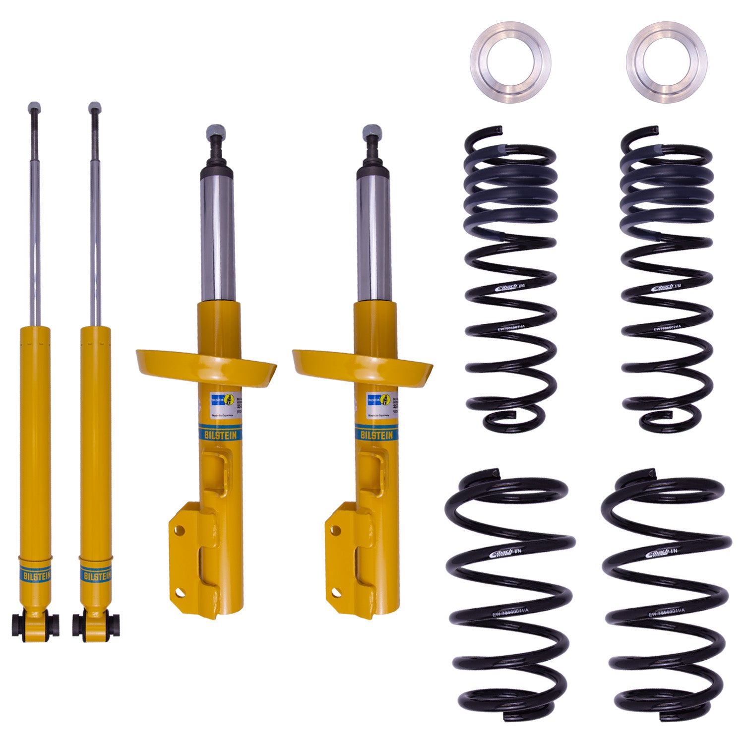 Suspension Kit Saab 9-5 2009-2001 Monotube Front Lowered Height 30mm, up to 1175kg Axle Load Rear Lowered Height 30mm, up to 1125kg Axle Load From Chassis # YS3ES55CD2 B12 (Pro-Kit) Bilstein
