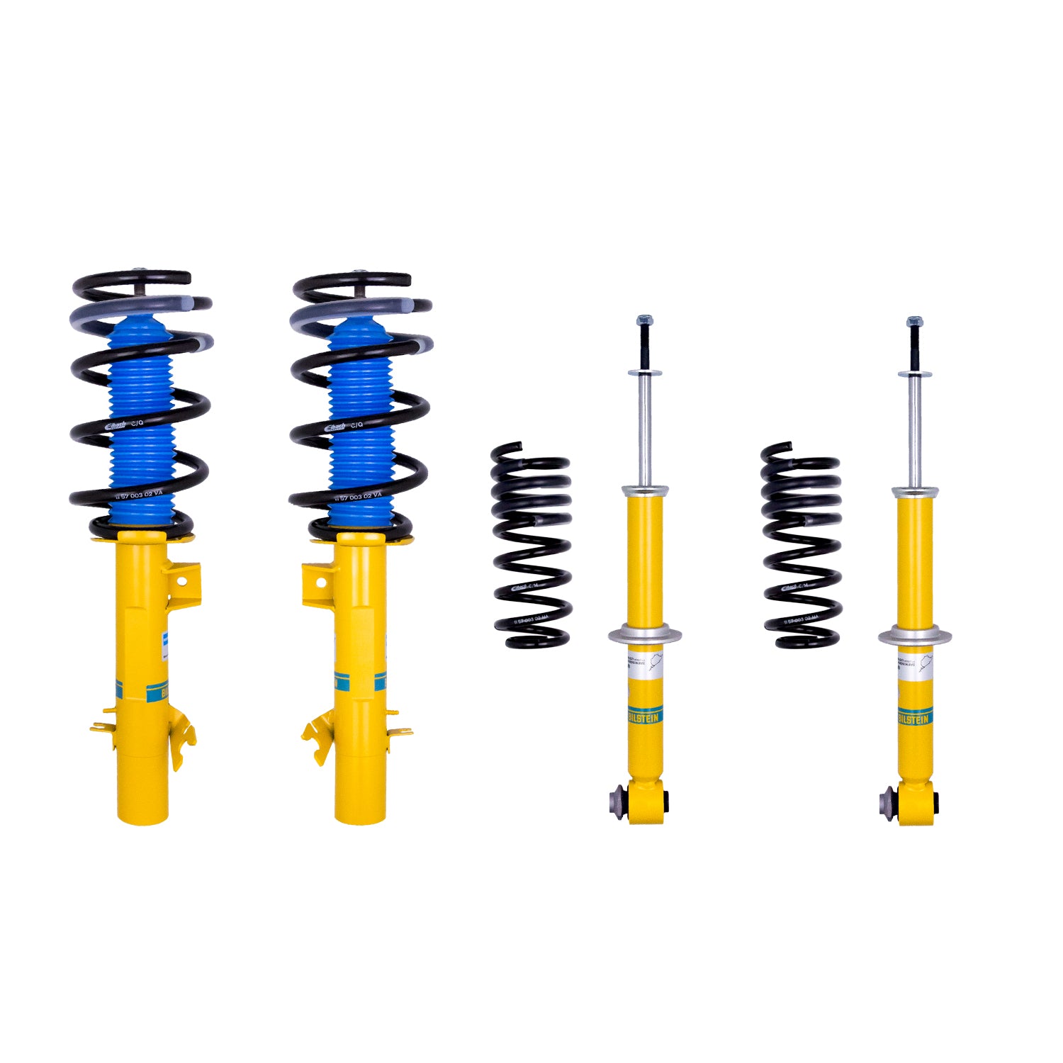 Suspension Kit Mini Cooper Countryman 2016-2011, Cooper Paceman 2016-2013 Monotube Front Lowered Height 30mm, up to 1040kg Axle Load Rear Lowered Height 20mm, up to 940kg Axle Load B12 (Pro-Kit) Bilstein