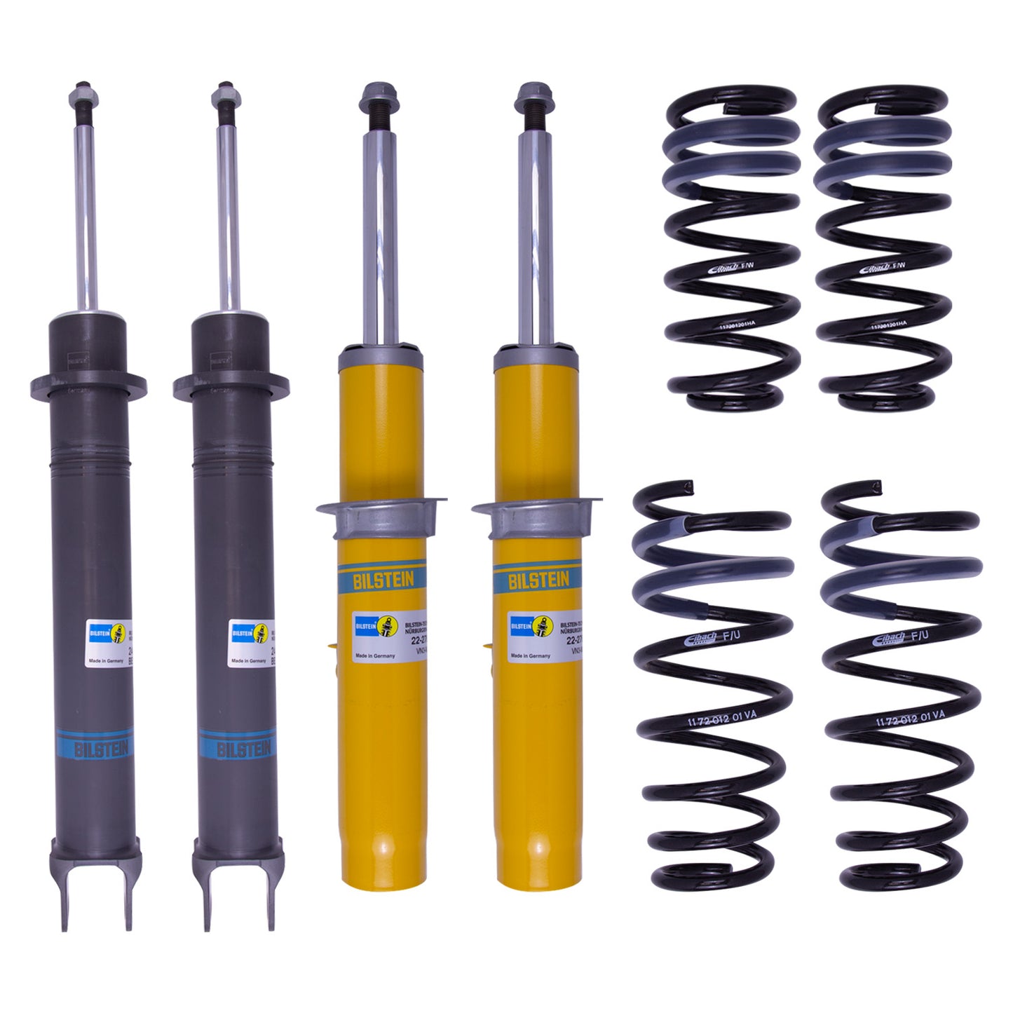 Suspension Kit Porsche 911 2016-2012 Monotube/Twintube Front Lowered Height 20-25mm, up to 775kg Axle Load Rear Lowered Height 15mm, up to 1215kg Axle Load Without Electronic Suspension (PASM) B12 (Pro-Kit) Bilstein