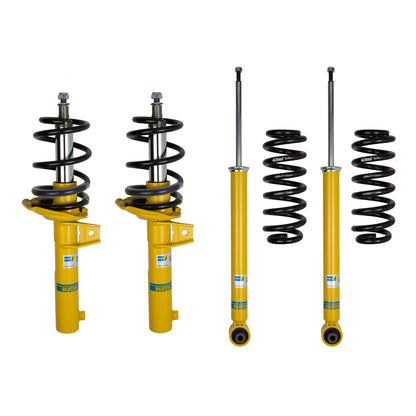 Suspension Kit Audi S3 2020-2015 Monotube Front Lowered Height 10mm, up to 1090kg Axle Load Rear Lowered Height 10mm, up to 1060kg Axle Load With 55mm Outside Strut Diameter Without Electronic Suspension B12 (Pro-Kit) Bilstein