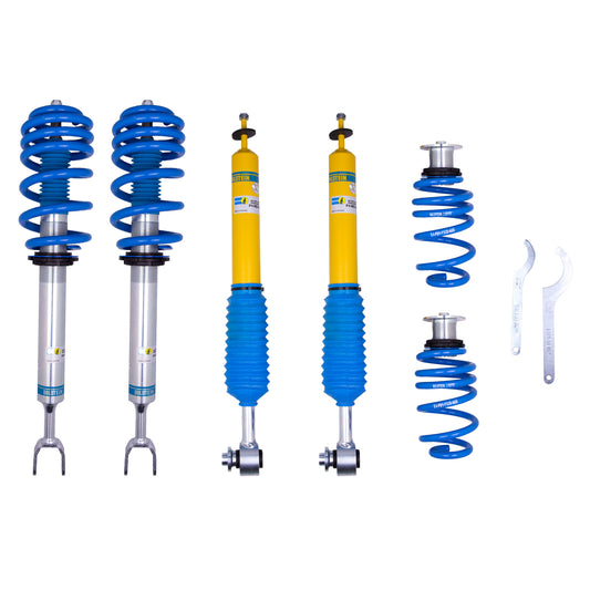 Suspension Kit Audi A6 2011-2006, A6 Quattro 2011-2005 Monotube Front Lowered Height 40-60mm, up to 1410kg Axle Load Rear Lowered Height 40-60mm, up to 1380kg Axle Load Without Air or Self-Leveling Suspension B14 (PSS) Bilstein