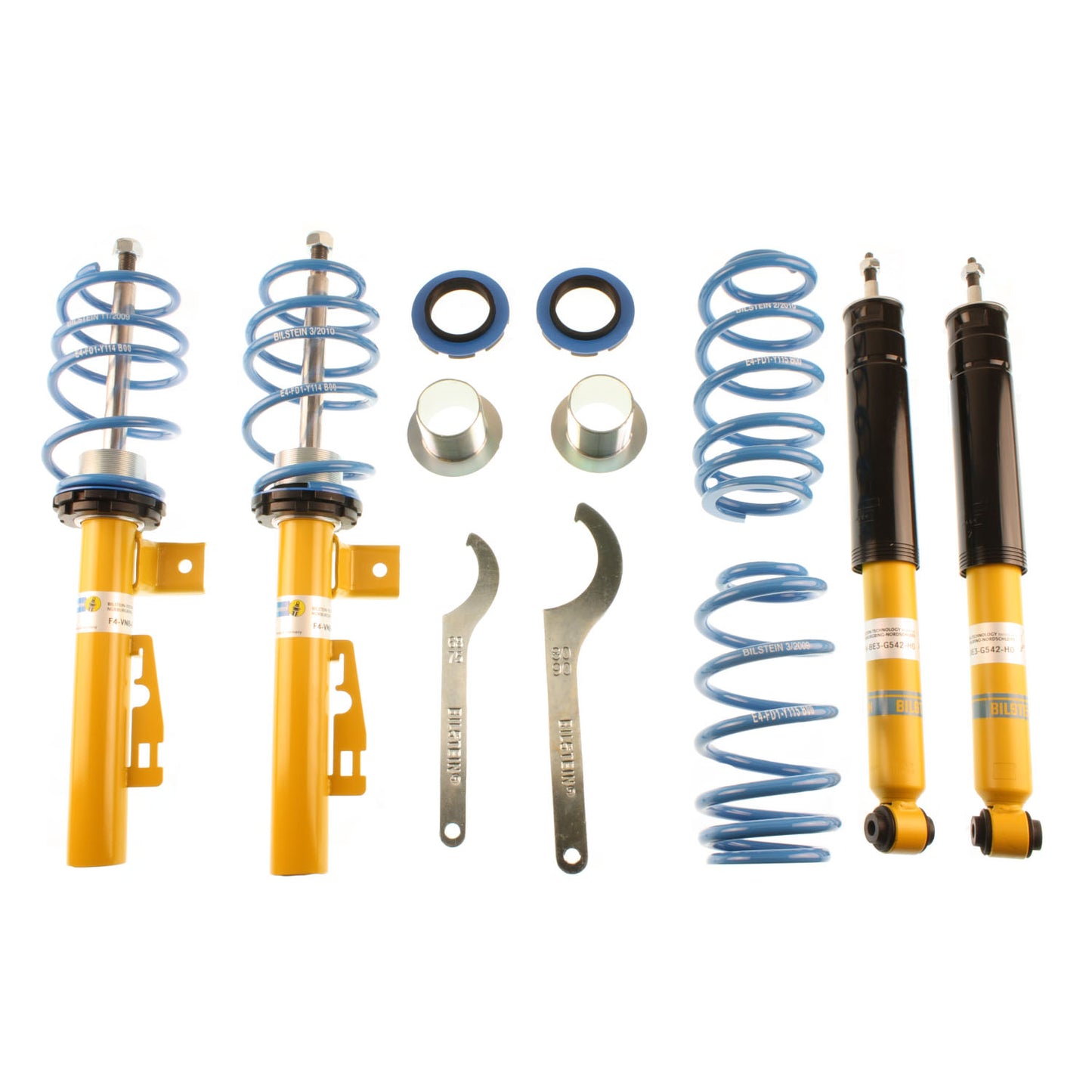 Suspension Kit Smart Fortwo 2016-2008 Monotube Front Lowered Height 10-20mm, up to 440kg Axle Load Rear Lowered Height 10-30mm, up to 660kg Axle Load B14 (PSS) Bilstein