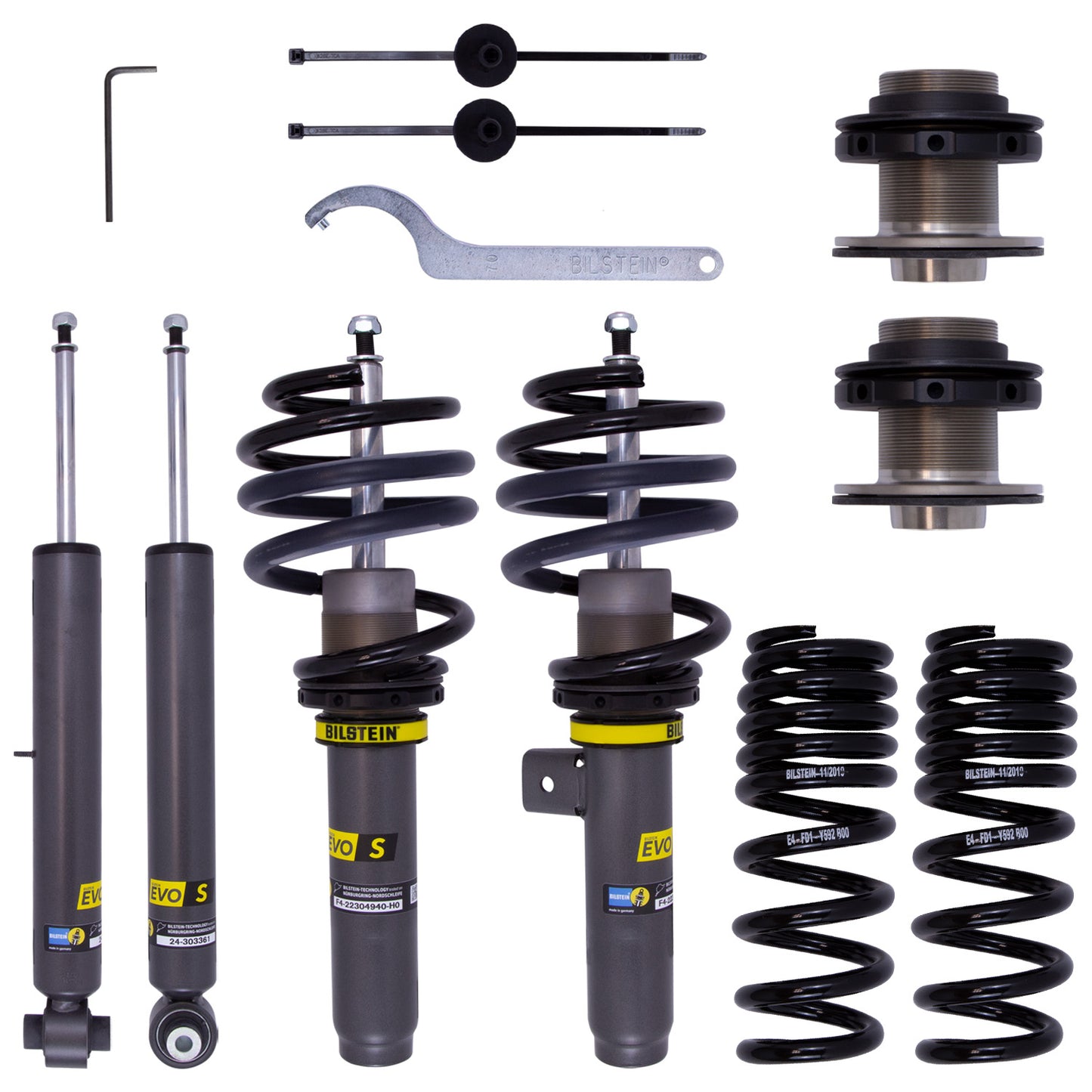 Suspension Kit BMW 330i xDrive 19-25 430i xDrive 2025-2021 M340i xDrive 2022-2020 Monotube/Twintube Front Lowered Height 35-60mm EVO S Bilstein