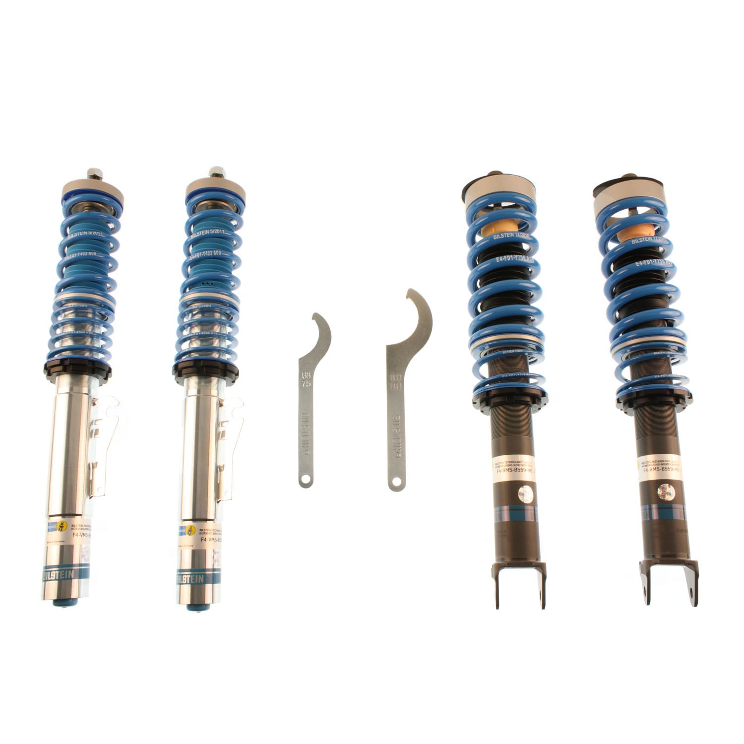Suspension Kit Porsche 911 2012-2005 Monotube Front Lowered Height 15-35mm, up to 775kg Axle Load Rear Lowered Height 15-35mm, up to 1180kg Axle Load Without Electronic Suspension (PASM) B16 (PSS9) Bilstein