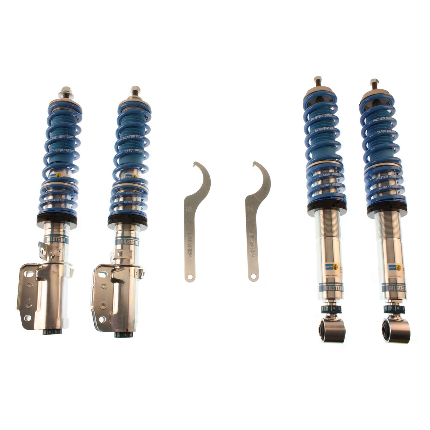 Suspension Kit Porsche 911 1994-1991 Monotube Front Lowered Height 20-40mm, up to 780kg Axle Load, Rear Lowered Height 20-40mm, up to 1150kg Axle Load, From Chassis/VIN MS4 01468, MS4 10519 B16 (PSS10) Bilstein