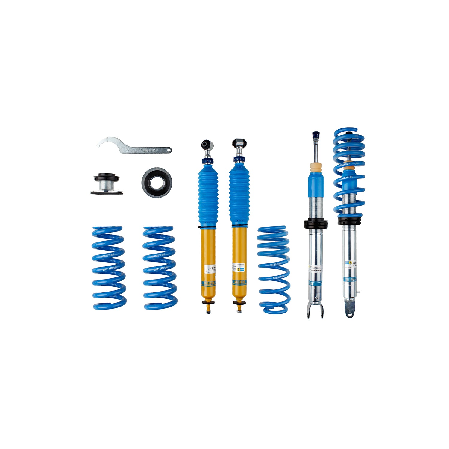 Suspension Kit Mercedes-Benz E300 2019-2017, E350 2021-2020, E400 2018, E450 2021-2019 Monotube Front Lowered Height 30-50mm Rear Lowered Height 30-50mm Without Electronic or Self-Leveling Suspension B16 (PSS10) Bilstein