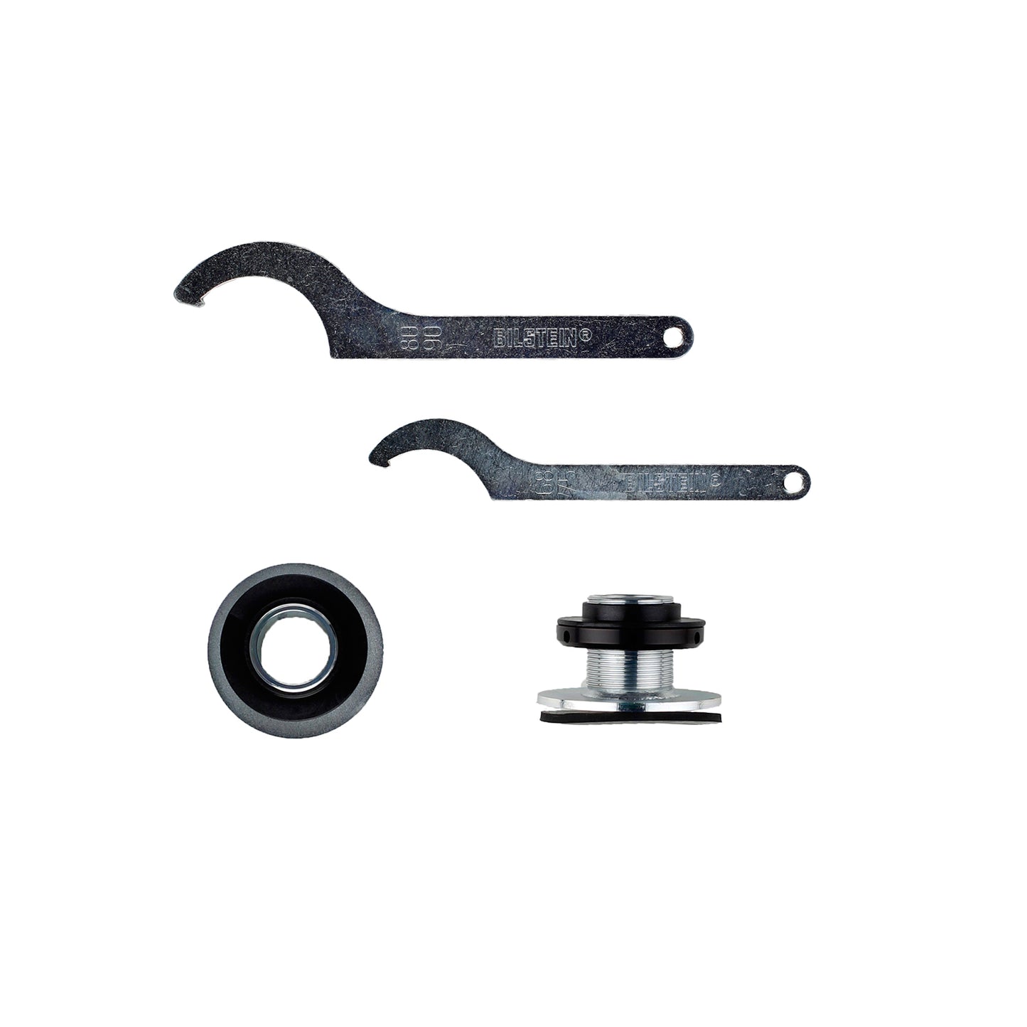Suspension Kit Mercedes-Benz E53 AMG 2021-2019 Monotube Front Lowered Height 30-50mm up to 1120kg Axle Load Rear Lowered Height 35-50mm up to 1220kg Axle Load Without Electronic Suspension Without Self-Leveling Suspension B16 (PSS10) Bilstein