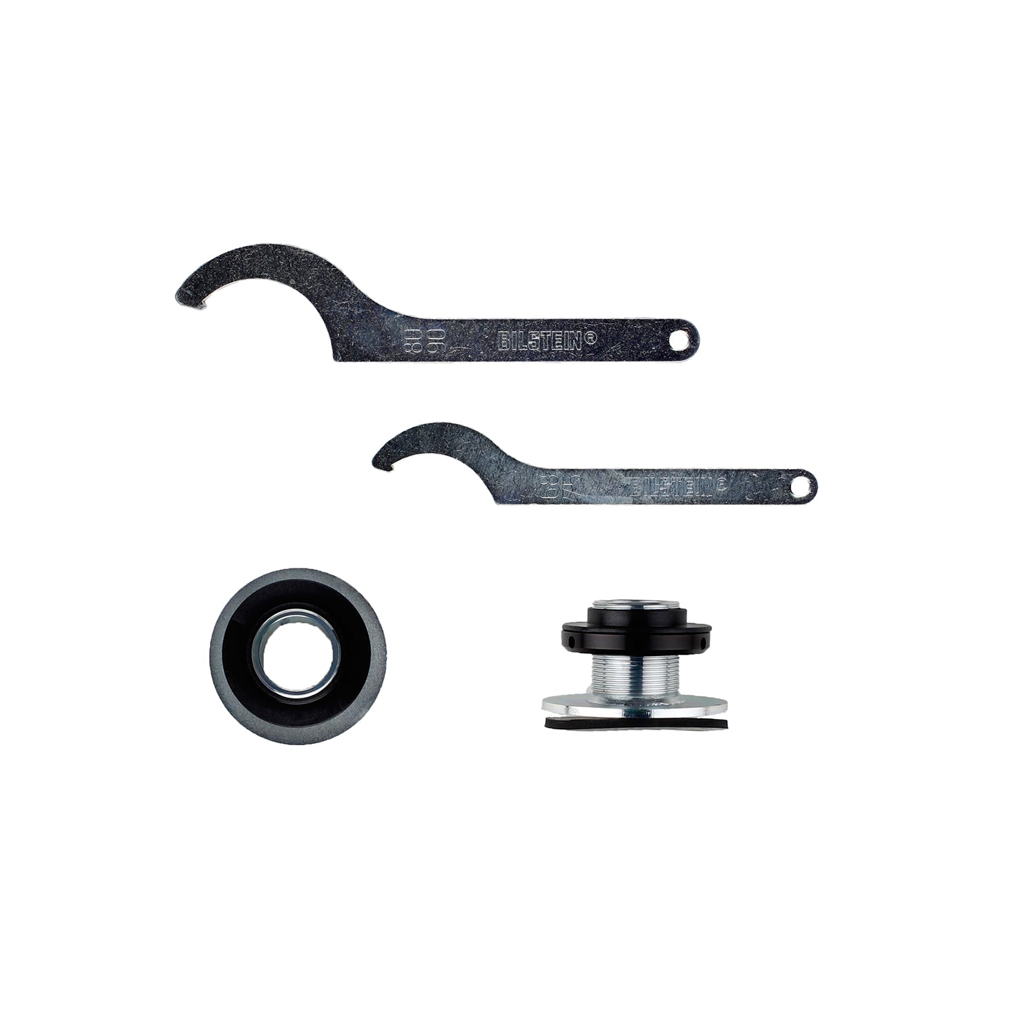 Suspension Kit Mercedes-Benz E53 AMG 2021-2019 Monotube Front Lowered Height 30-50mm up to 1120kg Axle Load Rear Lowered Height 35-50mm up to 1220kg Axle Load Without Electronic Suspension Without Self-Leveling Suspension B16 (PSS10) Bilstein