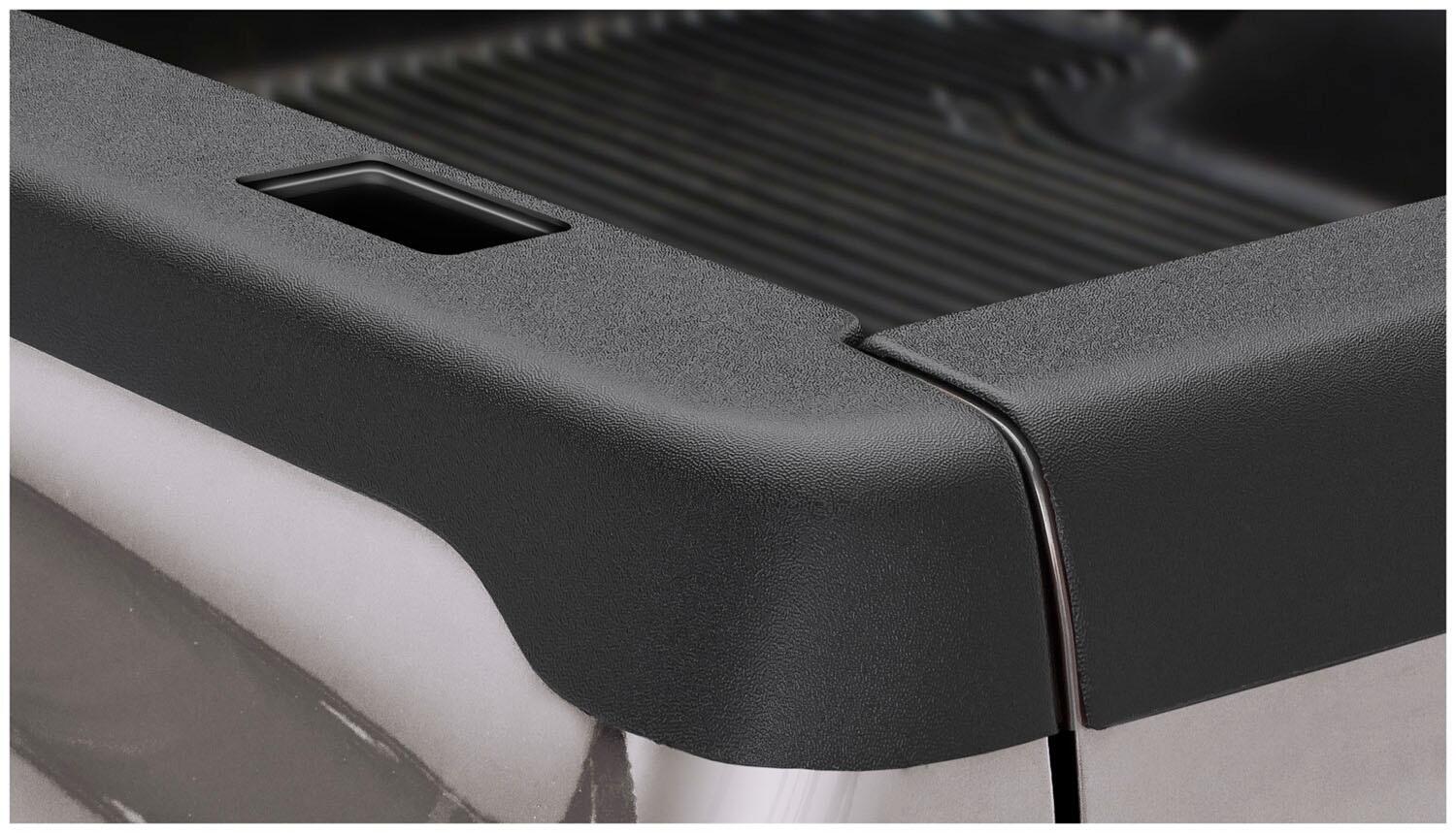 Smoothback Ultimate Bedrail Caps For 1999-2006 Silverado 1500 1999-2004 Silverado 2500 01-06 Sierra 1500, 2500HD, 3500 01-06 Silverado 2500HD, 3500 Fits 78 Inch Bed W/Stake Holes Bushwacker