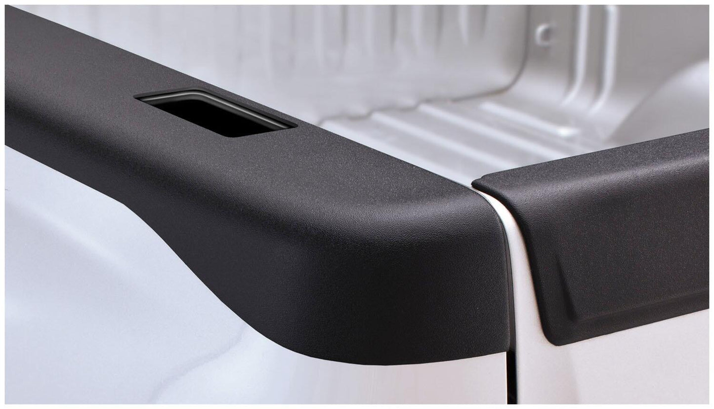 Smoothback Ultimate Bedrail Caps For 2007-2013 Sierra 1500 2007-2014 Sierra 2500 Hd/3500 Hd Fits 78.7 Inch Bed W/Stake Holes Bushwacker