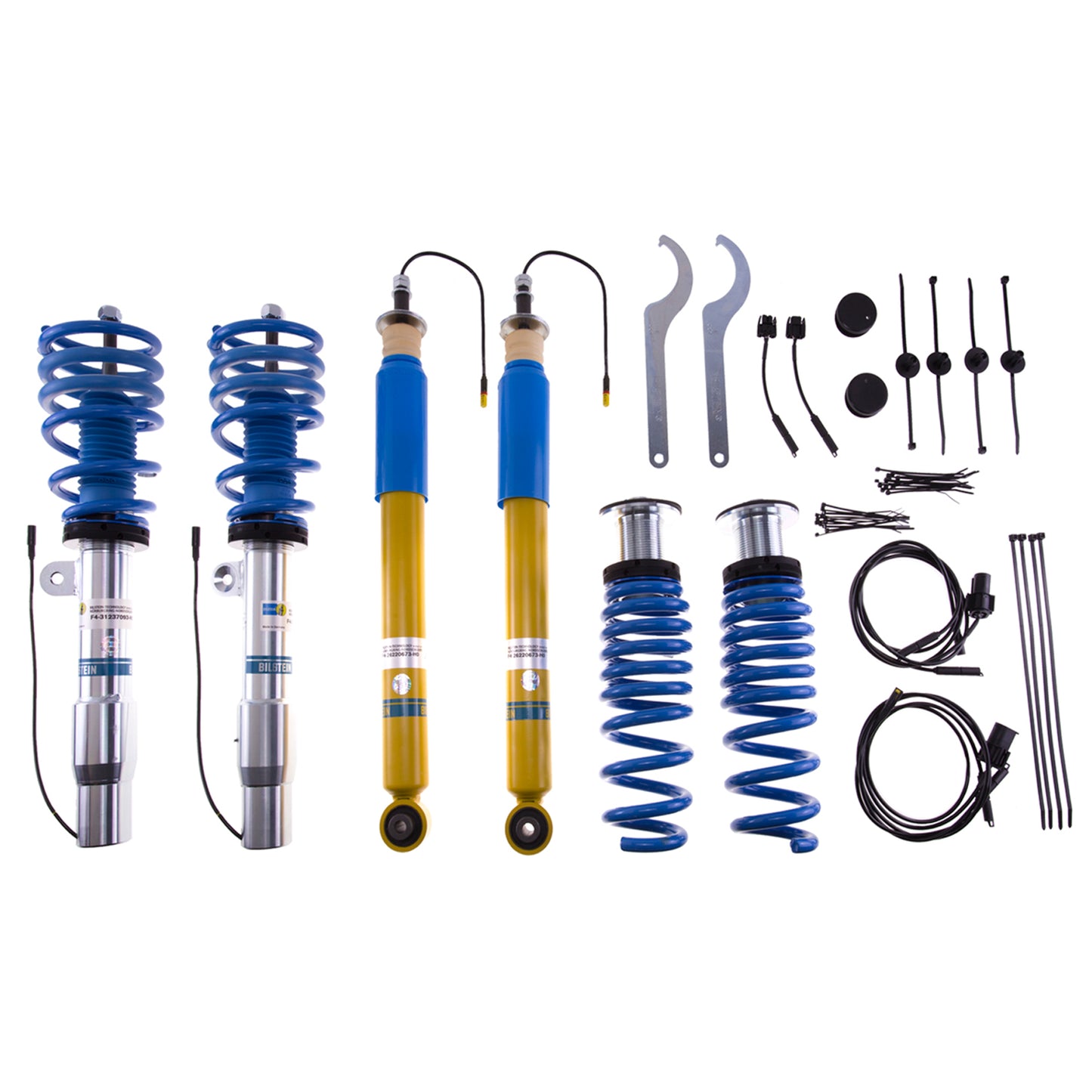 Suspension Kit BMW M3 2013-2008 Monotube Front Lowered Height 10-35mm, up to 1070kg Axle Load Rear Lowered Height 10-35mm, up to 1270kg Axle Load With Electronic Suspension B16 (DampTronic) Bilstein