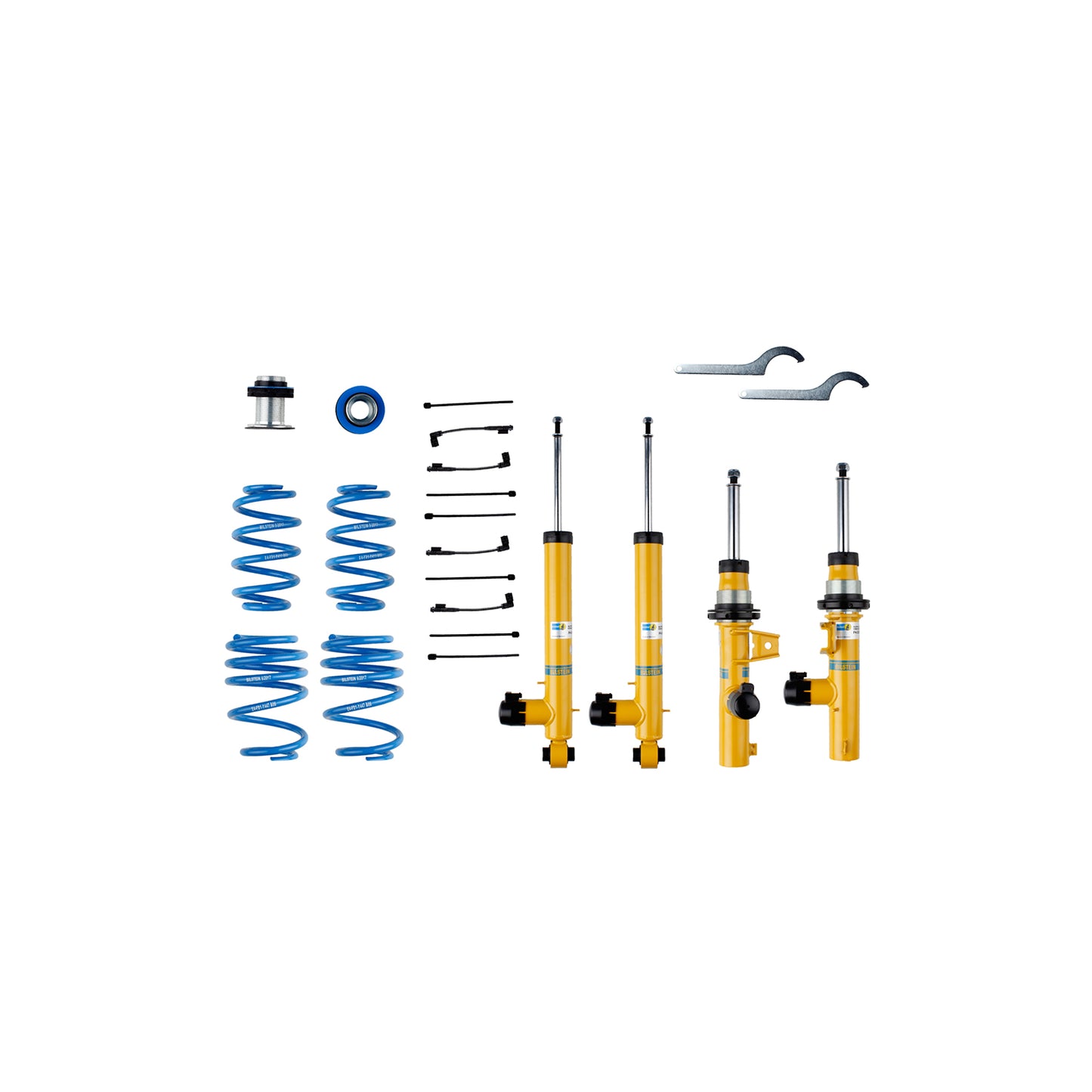 Suspension Kit Volkswagen Golf R 2019-2015, GTI 2021-2015 Twintube Front Lowered Height 30-50mm Rear Lowered Height 30-50mm With Electronic Suspension B16 (DampTronic) Bilstein