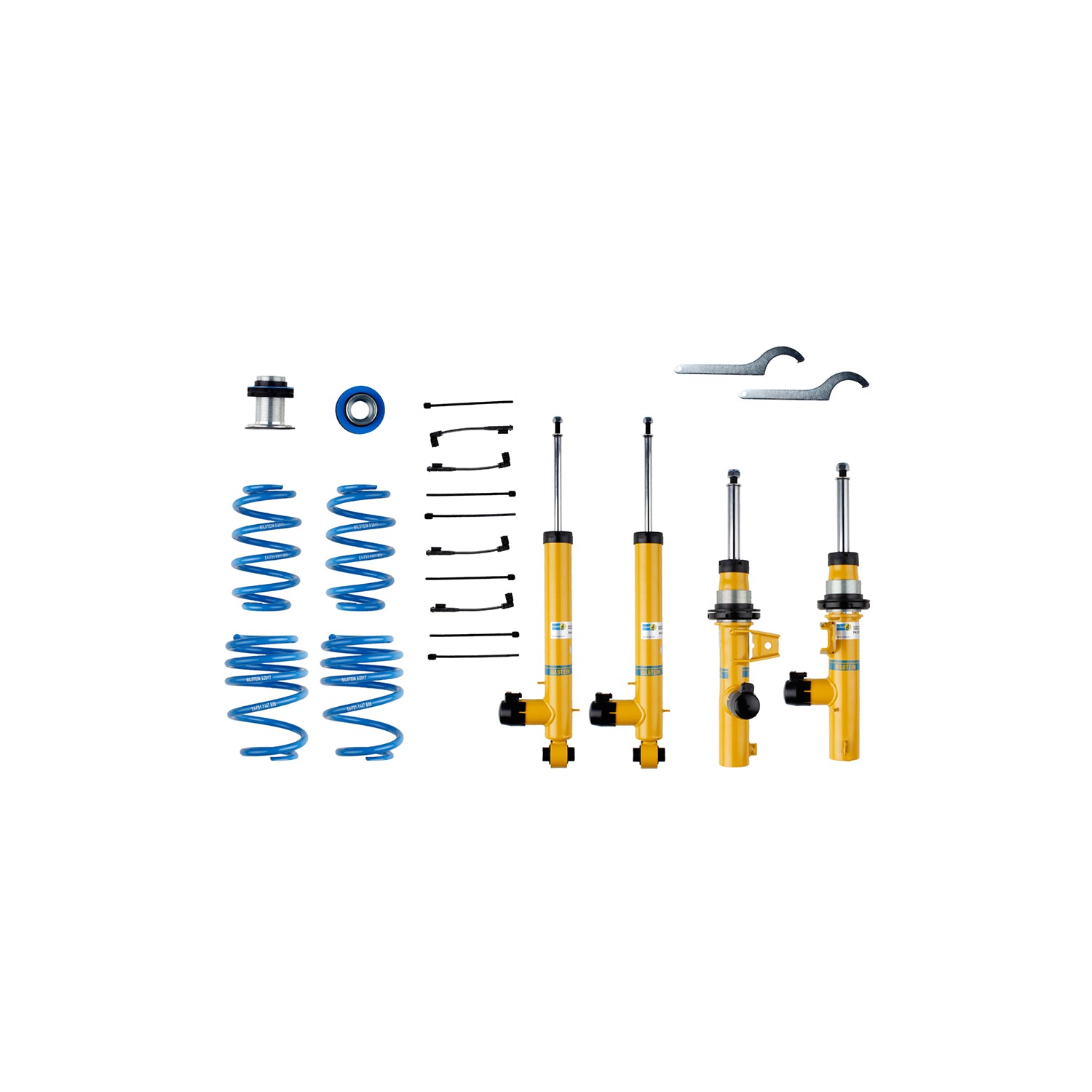 Suspension Kit Volkswagen Golf R 2019-2015, GTI 2021-2015 Twintube Front Lowered Height 30-50mm Rear Lowered Height 30-50mm With Electronic Suspension B16 (DampTronic) Bilstein