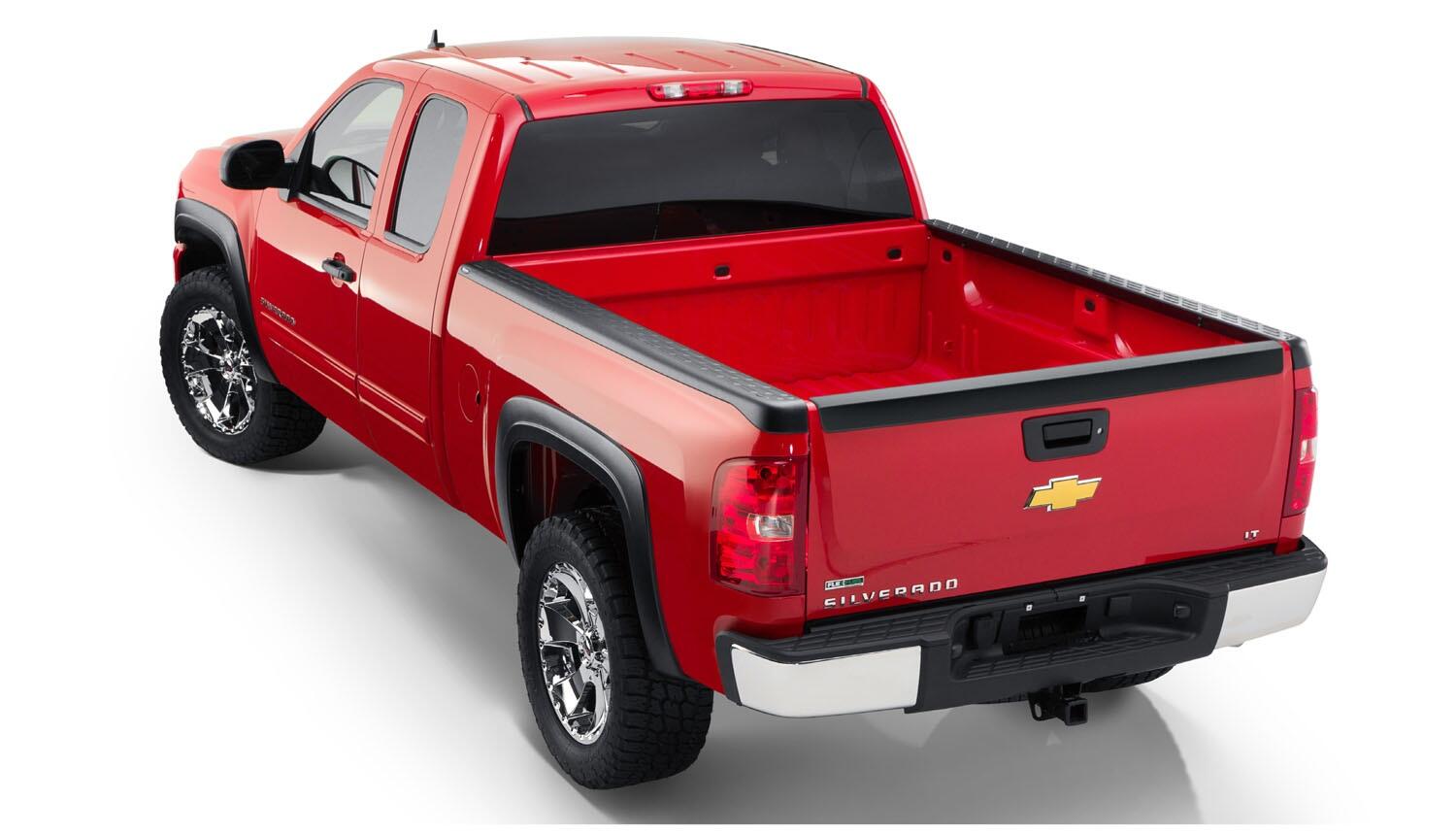 Ultimate Bedrail Caps For 2007-2013 Silverado 1500 Fits 69.3 Inch Bed W/O Stake Holes Bushwacker