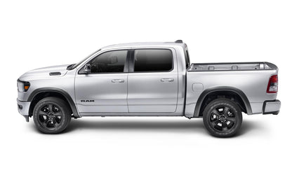 Black OE Style Smooth Finish 4-Piece Fender Flare Set For 2019-2022 Ram 1500 Will Not Fit Rebel And Trx Models Bushwacker