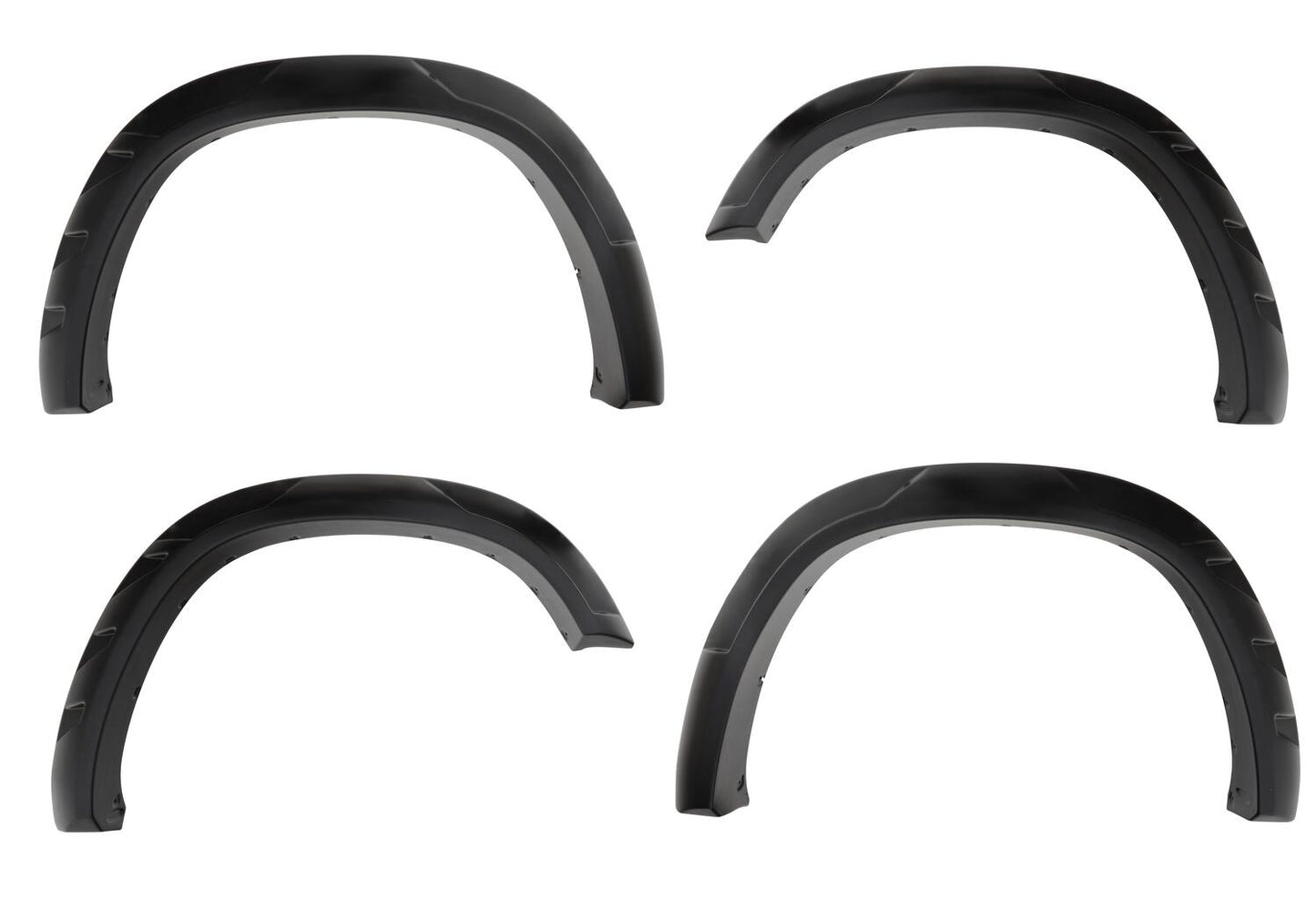 Drt Style Fender Flares Front And Rear For 2019-2022 Ram 1500 Will Not Fit Rebel And Trx Models Bushwacker