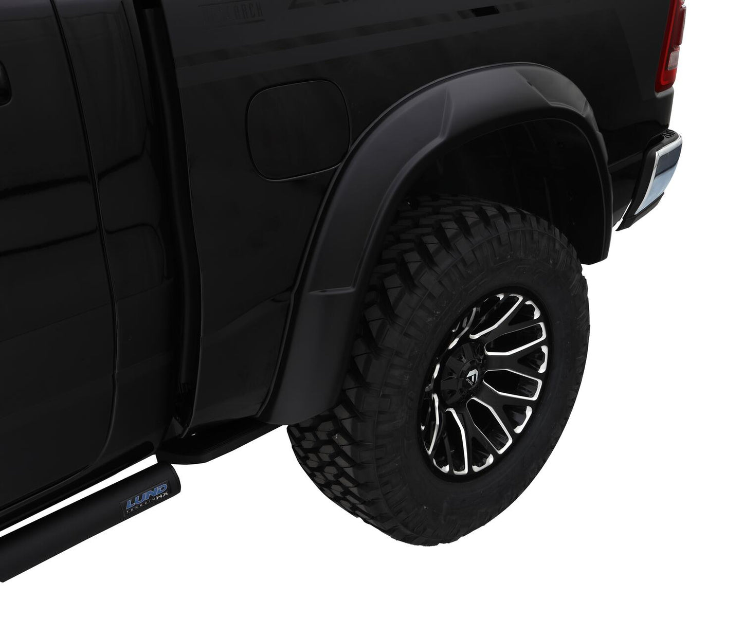 Drt Style Fender Flares Front And Rear For 2019-2022 Ram 1500 Will Not Fit Rebel And Trx Models Bushwacker