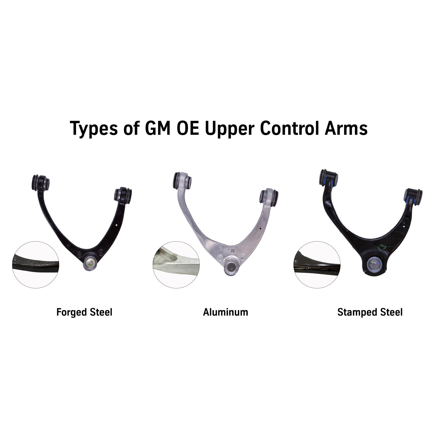 Suspension Control Arm Kit Silverado/Sierra 1500 14-18 UCA Kit Tubular Ball Joint Upper Control Arm Kit B8 Control Arms Bilstein